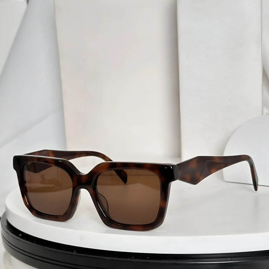 Sunglasses Women Stylish Tortoiseshell Frame Pink Lenses UV Protection Fashion Trendy Outdoor Summer Beach Driving Chic Retro
