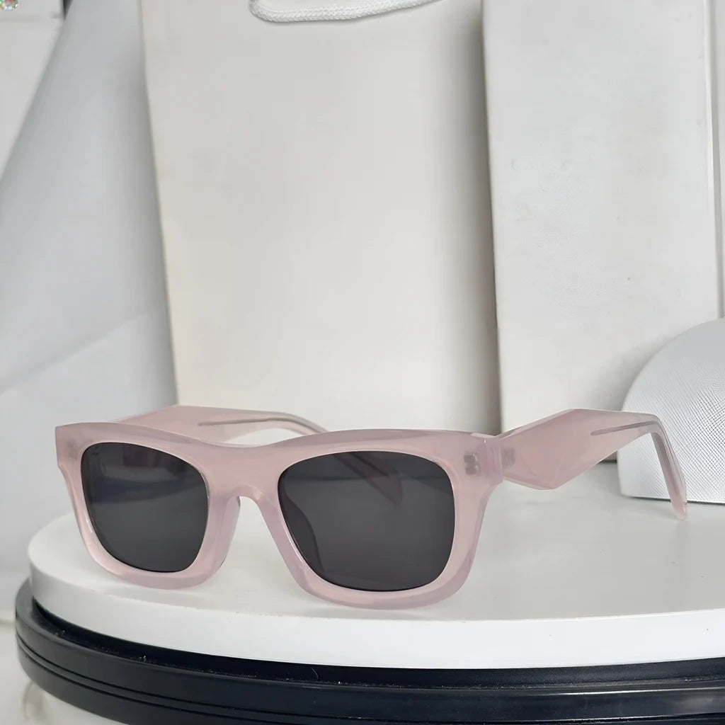 Sunglasses Women Stylish Tortoiseshell Frame Pink Lenses UV Protection Fashion Trendy Outdoor Summer Beach Driving Chic Retro