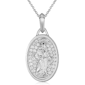 Streamline Tag With Pave Moissanite Diamonds Tag Pendant Real 925 Sterling Silver For Women Men Fine Jewelry Accessories Gift