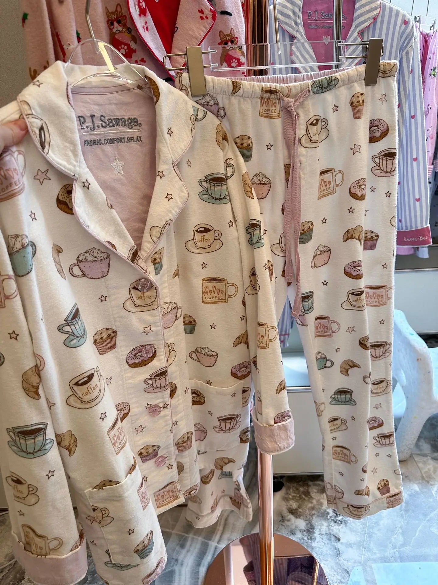 Japanese 100% Cotton Cute Cartoon Printed Pajamas Women's Spring Autumn and Winter Comfortable Loungewear Set Casual Sleepwear