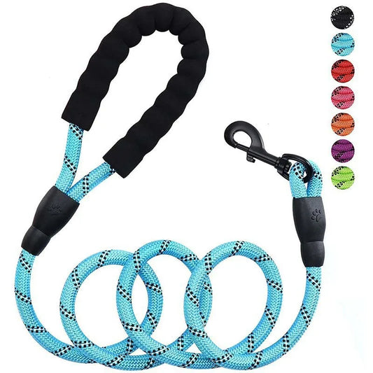 OUWO Durable 150cm Dog Leash Chain Pet Leashes For Small Medium Large Dog Leash Drag Pull Tow Walk Dog