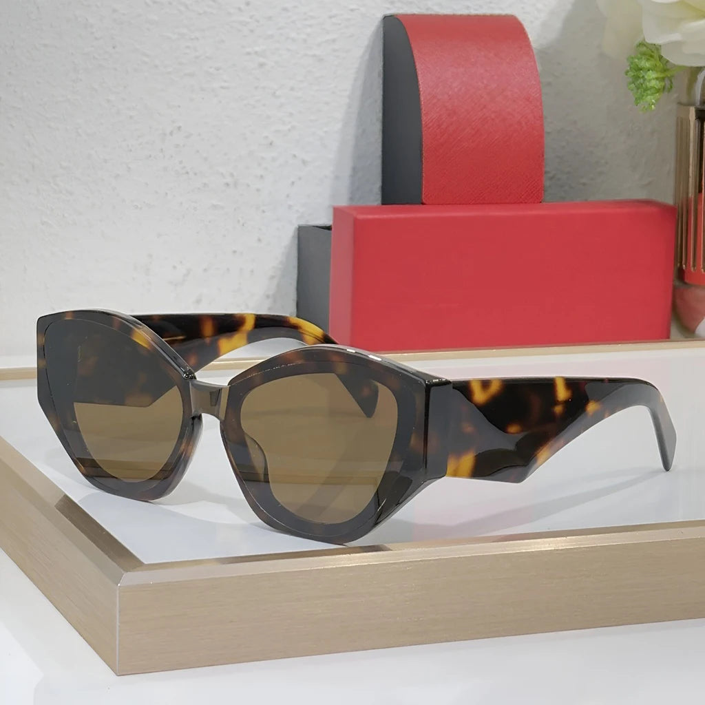 Sunglasses Women Stylish Tortoiseshell Frame Pink Lenses UV Protection Fashion Trendy Outdoor Summer Beach Driving Chic Retro