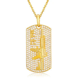 Streamline Tag With Pave Moissanite Diamonds Tag Pendant Real 925 Sterling Silver For Women Men Fine Jewelry Accessories Gift
