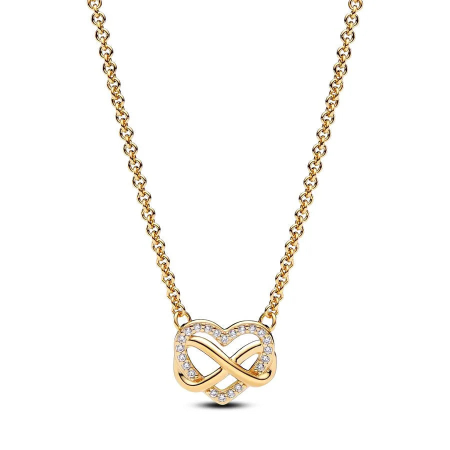 Sparkling Infinite Love Necklace – Original, Simple for Dates, Perfect ME Jewelry for Women, DIY Vacation Accessories