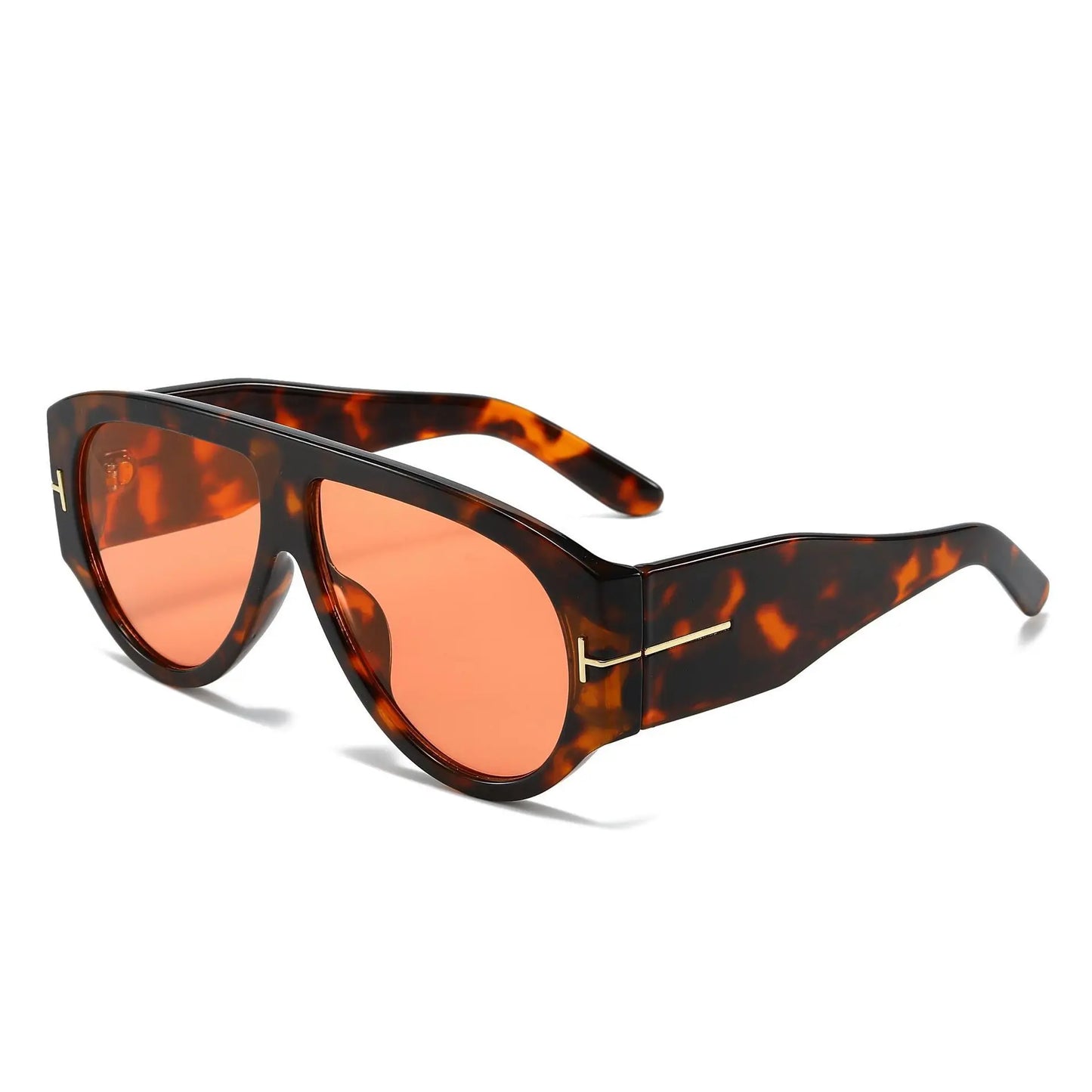 Fashion Pilot Sunglasses Women Brand Designer Large Frame Ins UV400 Ladies Shades Glasses